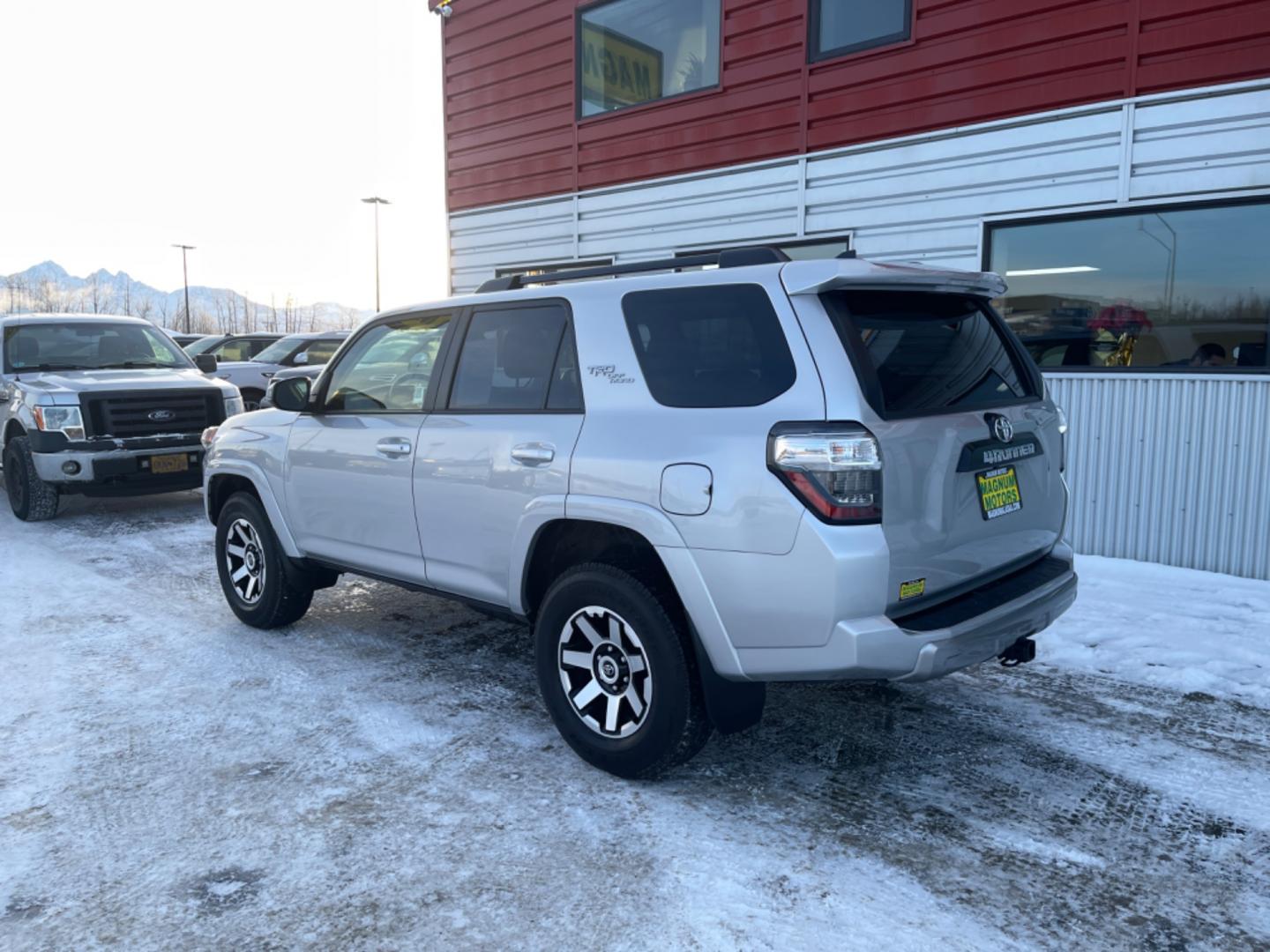 2023 Silver Toyota 4Runner TRD Off-road 4WD (JTEPU5JR0P6) with an 4.0L V6 DOHC 24V engine, 5A transmission, located at 1960 Industrial Drive, Wasilla, 99654, (907) 274-2277, 61.573475, -149.400146 - Photo#3